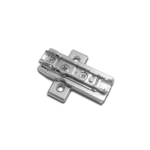 1D cross mounting plate, 2-point fixing 3