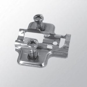 Mounting plates for hinges “TOP LINE”, adjustable Expando with Euro screws