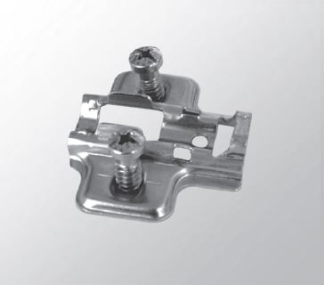 Mounting plates for hinges "TOP LINE", adjustable Expando with Euro screws