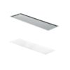 Drip trays for two shelves dish racks with 2 aluminum frames 1