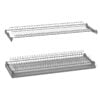 Two shelves dish racks chrome plated without aluminum frame