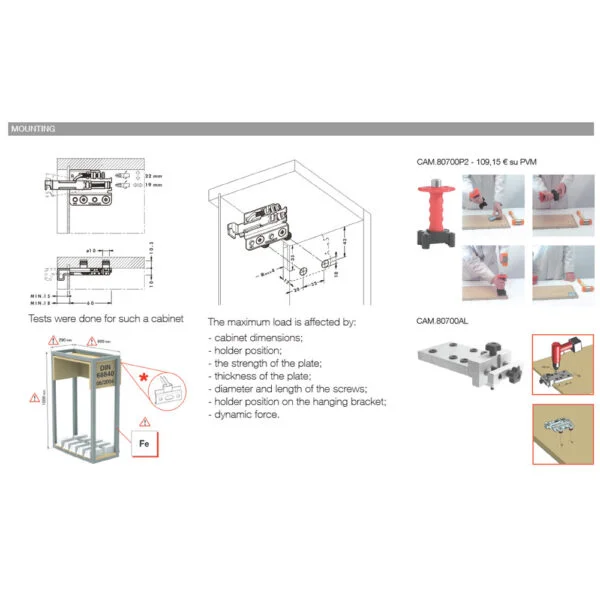 801 Hanger for wall units