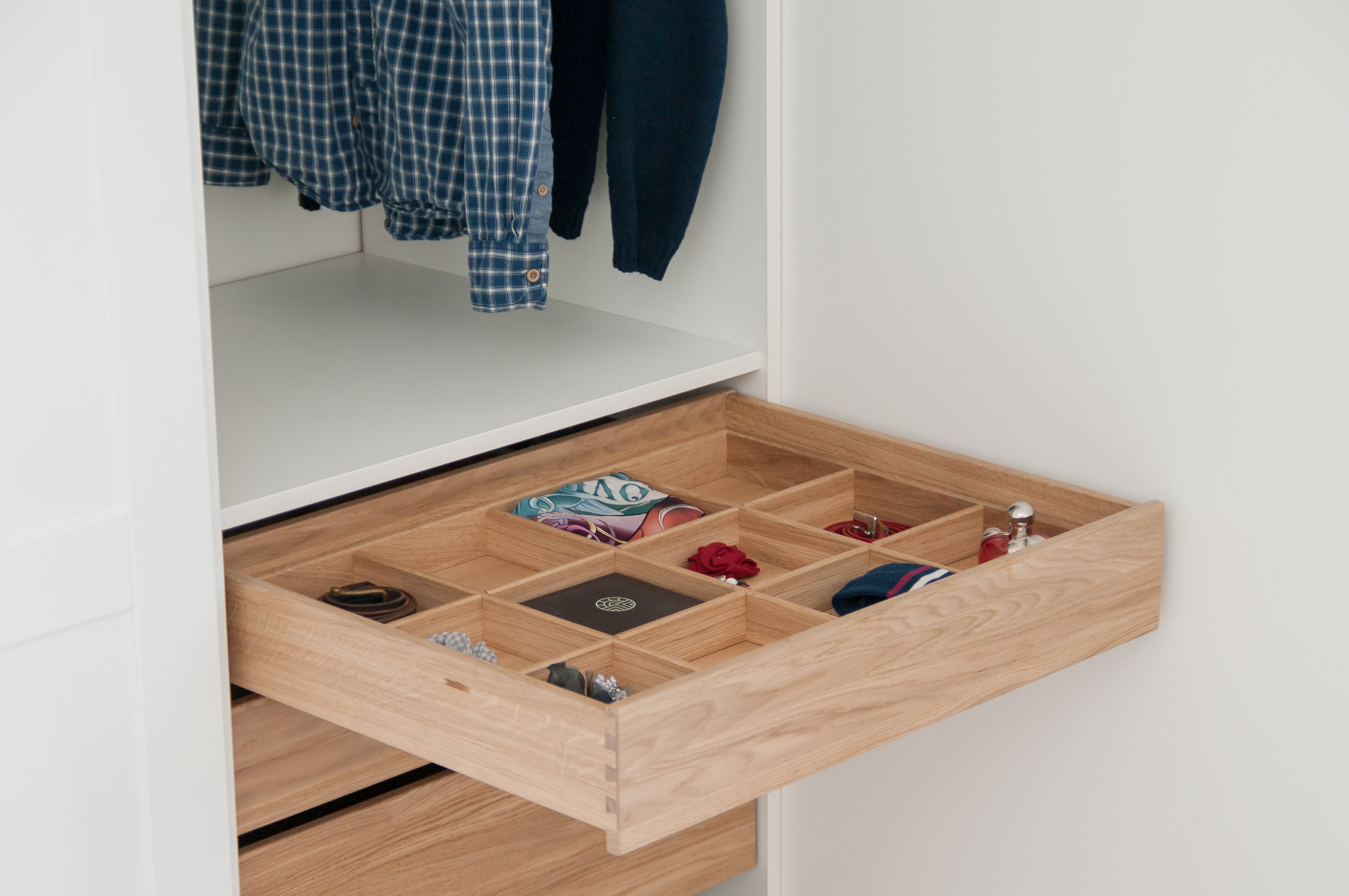 Solid wood drawers boxes