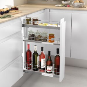 Pull-out bottle side runners COMPACT