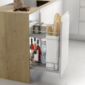 Pull-out bottle-bread basket CLASSIC