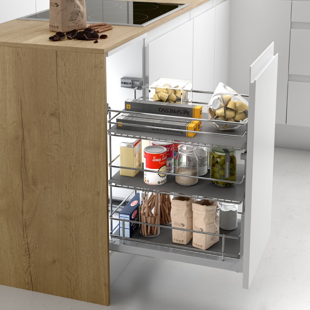 Pull-out pantry basket CLASSIC | Gamma Fittings