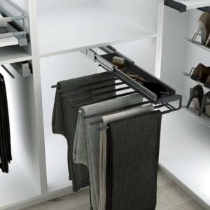 Pull-out trouser holder