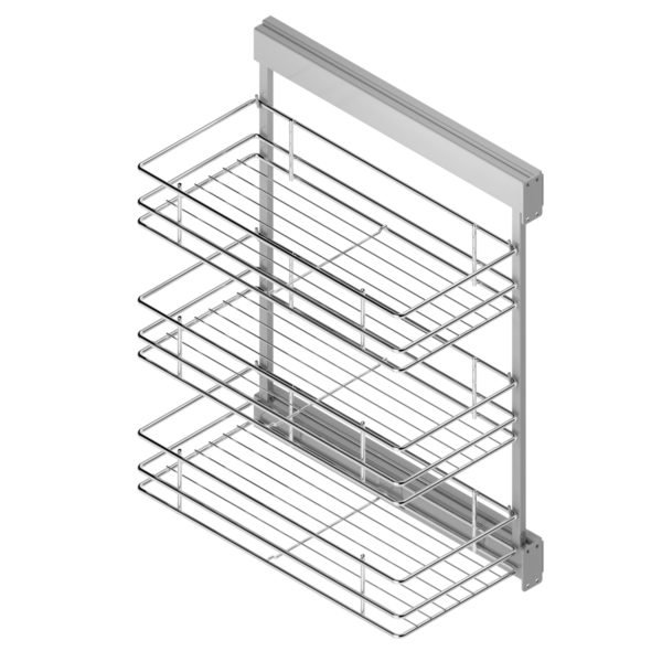 Pull-out frame side runners CLASSIC for 200-400 mm cabinet
