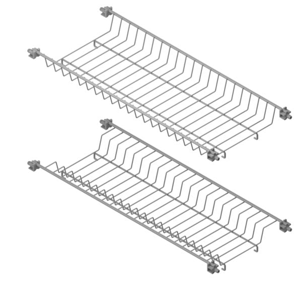 Dish and glass rack set CLASSIC 1