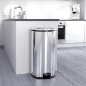 Free-standing waste bins