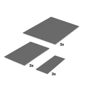 Non-slip mat set for “PLENO PLUS” with “FIORO” system