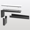 Pecasa shelf support for glass shelves 1