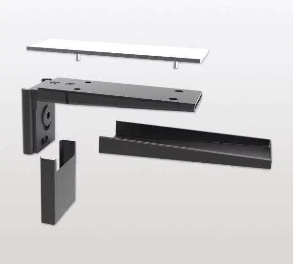 Pecasa shelf support for glass shelves 2