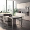 Voilà Chair – Pull-out table with legs