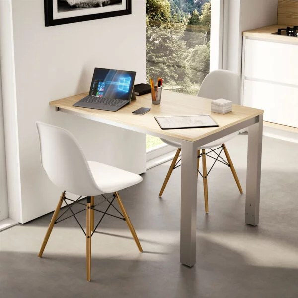 Voilà Chair Reverse – Pull-out table with legs