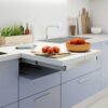 Flip Top – Pull-out worktop flush with cabinet top