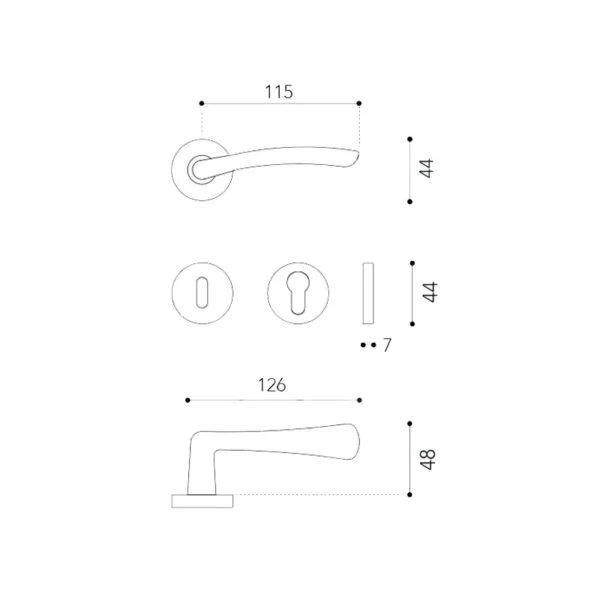 DOOR HANDLE PHEDRA