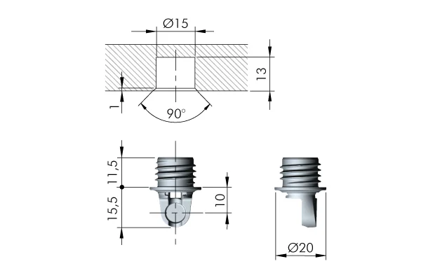 K12 System door bracket 4