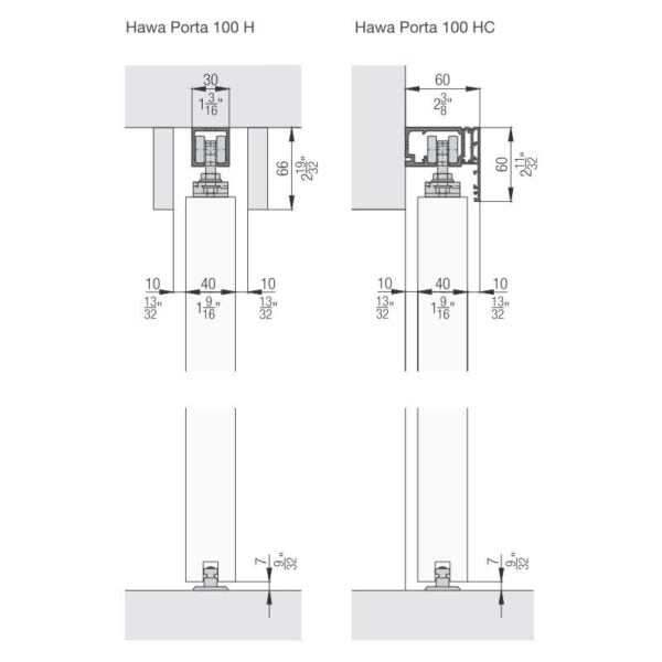 Hawa Porta 100 HC Sliding Door System 2