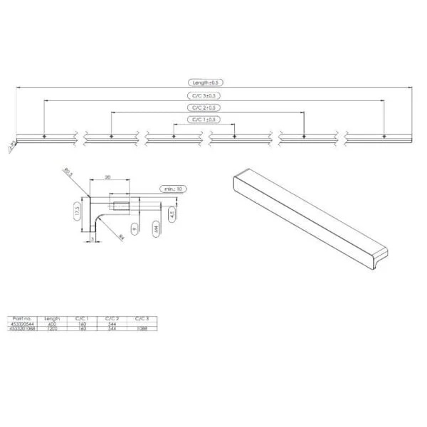 Furnipart Elan Pull Handle 5