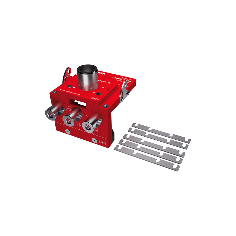 Drilling jig CONNECTINGS for panel thk. 16-25mm 2