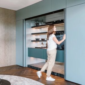 Hawa Folding Concepta III – Hardware for bi-folding cabinet pocket doors