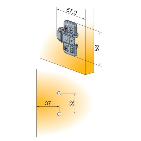 TITUS T-type mounting plate 5